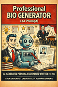 Professional Bio Generator (AI Prompt)